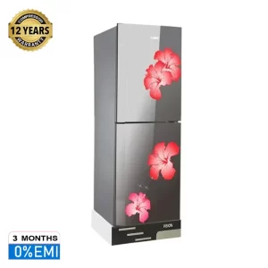 VISION GD Refrigerator RE-216L Mirror Jaba Flower Bottom Mount